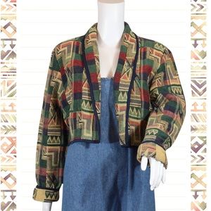 Vintage Tapestry Jacket - XL but fits like a L